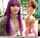 thick purple hair ebony
