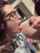 amateur glasses cum in mouth