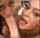 dark hair threesome rimjob