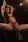 pole dancer brunette
