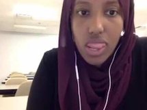 Anyone know where I could find her old webcam footage? Her name ...